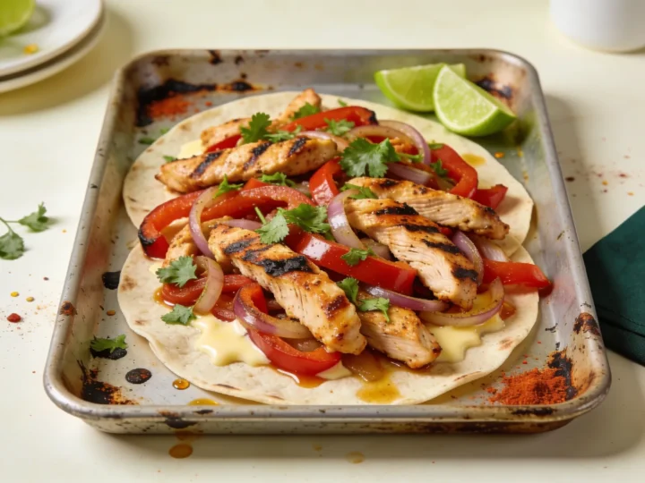 Keto fajitas z kurczaka