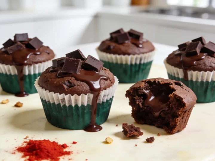 Keto muffinki czekoladowe
