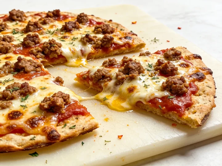 Keto pizza (na spodzie fathead)