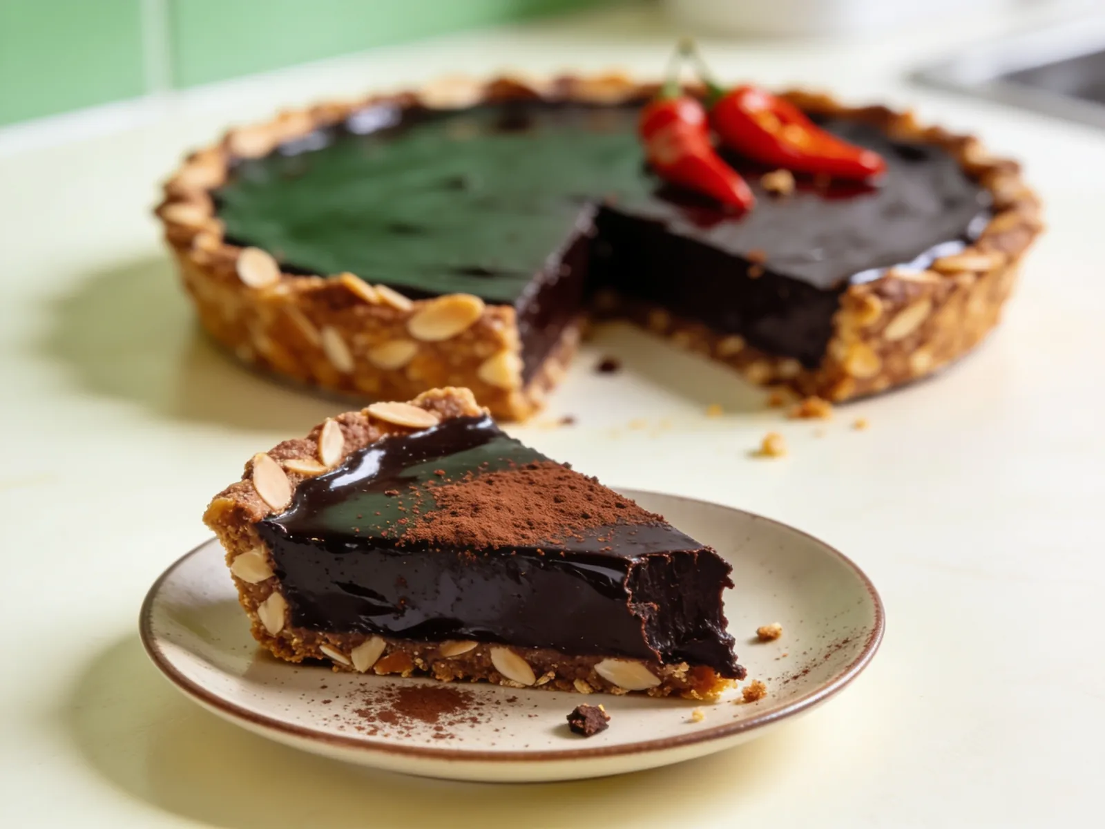 Keto tarta czekoladowa (wegańska)