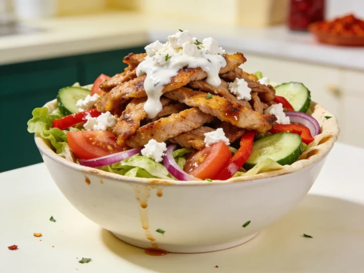 Sałatka gyros keto