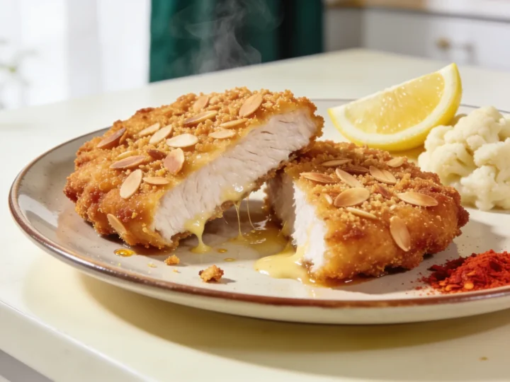 Kotlet schabowy keto (panierka migdałowa)