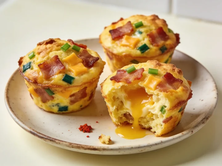 Śniadaniowe muffiny jajeczne